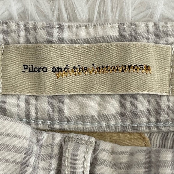 Anthropologie Pilcro and The Letterpress Womens Plaid Pants Size 27 Gray Pockets - Picture 3 of 12